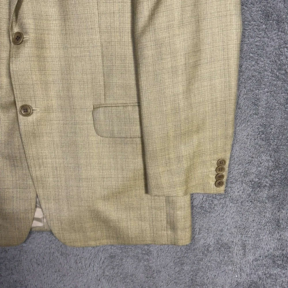 Coppley Sport Coat Men 39R Silk Wool Blazer Bocelli 2112 Shadow Plaid Designer